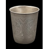 ANTIQUE RUSSIAN SILVER KIDDUSH CUP WITH ENGRAVING PIC-1