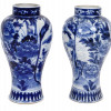 ANTIQUE CHINESE BLUE AND WHITE PORCELAIN VASES PIC-1