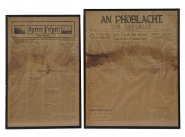 TWO 1925 IRISH NEWSPAPERS AN PHLOBACHT SINN FEIN