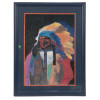 NATIVE AMERICAN PRINT HAND SIGNED BY JOHN NIETO PIC-0