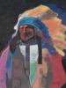 NATIVE AMERICAN PRINT HAND SIGNED BY JOHN NIETO PIC-1