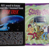 TWO VINTAGE WALL PRINTS STAR TREK AND SCOOBY DOO PIC-0