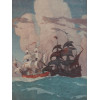 NAUTICAL PRINTS OF THE BOSTON MURALS BY NC WYETH PIC-6