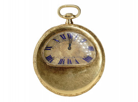 ANTIQUE ART DECO 18K GOLD MOVADO POCKET WATCH