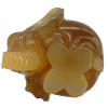 RUSSIAN HAND CARVED AGATE ELEPHANT FIGURINE PIC-6