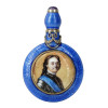 RUSSIAN 84 SILVER PETER THE GREAT PERFUME BOTTLE PIC-0