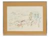 PAIR OF FRENCH LITHOGRAPH HORSES BY RAOUL DUFY PIC-1