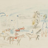 PAIR OF FRENCH LITHOGRAPH HORSES BY RAOUL DUFY PIC-3