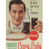 VINTAGE ITALIAN COCA COLA ADVERTISEMENT POSTER PIC-1