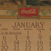 VINTAGE 1930 AMERICAN COCA COLA CALENDAR PIC-2