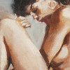 ONELIO MARRERO NUDE FEMALE PORTRAIT PAINTING 2021 PIC-2