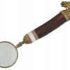 RUSSIAN SILVER, GUILLOCHE, DEER ANTLER MAGNIFIER PIC-2