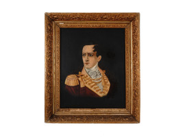 VINTAGE PORTRAIT OF ROBERT EMMET OIL PAINTING