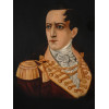 VINTAGE PORTRAIT OF ROBERT EMMET OIL PAINTING PIC-1