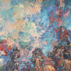 AMERICAN HORSES OIL PAINTING BY GERALD BOGARD PIC-2