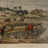 AFTER HENRY ALKEN TWO FOX HUNTING LITHOGRAPHS PIC-1