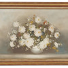 FLORAL STILL LIFE OIL PAINTING SIGNED BY ARTIST PIC-0