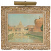IMPRESSIONIST CITYSCAPE OIL PAINTING VIEW OF ROME PIC-0