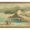 IMPRESSIONIST SEASCAPE OIL PAINTING SIGNED ALONSI PIC-0