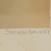 ABSTRACT AQUATINT PRINT SIGNED STEPHEN SHOLINSKY PIC-4