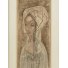 FRENCH AMERICAN ETCHING PORTRAIT BY ETIENNE RET PIC-1