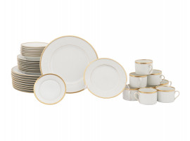 FITZ AND FLOYD PORCELAIN TABLEWARE, SERVICE FOR 8
