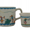 ENGLISH WEDGWOOD PORCELAIN KIDS SERVER WARES SET PIC-1