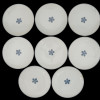 GROUP OF CHINESE BLUE AND WHITE PORCELAIN PLATES PIC-1