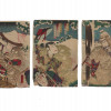 JAPANESE WOODBLOCK PRINTS KABUKI THEATER TRIPTYCH PIC-0