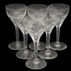 COLLECTION OF CRYSTAL CUT CLEAR APERITIF GLASSES PIC-1