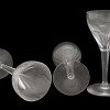 COLLECTION OF CRYSTAL CUT CLEAR APERITIF GLASSES PIC-2