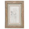 ANTIQUE PENCIL DRAWING OF DANCERS SIGNED RENOUARD PIC-0