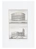 PAIR OF ITALIAN ARCHITECTURAL COLISEUM ENGRAVINGS PIC-0