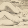 NUDE ETCHING AQUATINT BY FRANCES BESNER NEWMAN PIC-2