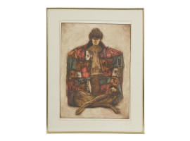 JOSEPH PORTRAIT LITHOGRAPH PRINT BY DEAN MEEKER