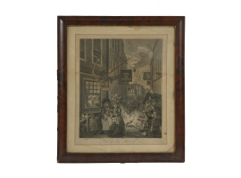 ANTIQUE ENGLISH ENGRAVING AFTER WILLIAM HOGARTH