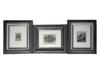 GROUP OF THREE ANTIQUE MINIATURE ETCHINGS FRAMED PIC-0