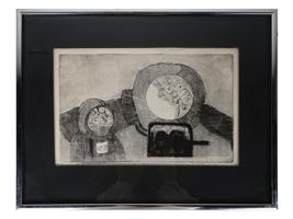 ORIGINAL ARTIST PROOF ETCHING BY KENNETH LITHGOW