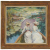 FRENCH SCHOOL IMPRESSIONIST STYLE OIL PAINTING PIC-0