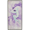 ABSTRACT PAINTING ON CANVAS FEMALE NUDE FRAMED PIC-0