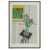 STILL LIFE W FLOWERS COLOR LITHOGRAPH SIGNED NEEL PIC-0