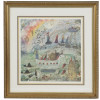 NOAHS ARK MIXED MEDIA PAINTING BY RIKY ROTHENBERG PIC-0