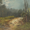 LANDSCAPE OIL PAINTING IN MANNER OF IMPRESSIONISM PIC-1