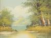 ATTR TO RANDALL V DAVEY LANDSCAPE OIL PAINTING PIC-1