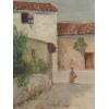 SPANISH ANDALUSIAN OIL PAINTING BY JOSE TORMO PIC-1