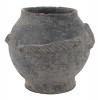 ANCIENT AFRICAN CERAMIC POT W FIGURATIVE RELIEF PIC-2