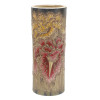 ASIAN PAINTED AND GILDED CERAMIC UMBRELLA STAND PIC-0