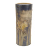 ASIAN PAINTED AND GILDED CERAMIC UMBRELLA STAND PIC-1