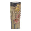 ASIAN PAINTED AND GILDED CERAMIC UMBRELLA STAND PIC-3