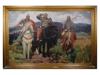 RUSSIAN PAINTING OF BOGATYRS AFTER VIKTOR VASNETSOV PIC-0